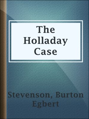 cover image of The Holladay Case